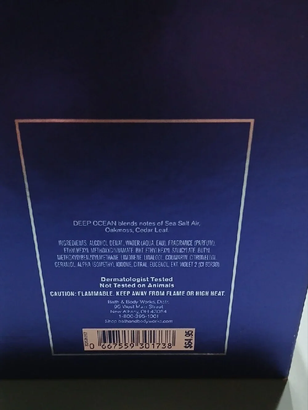 Bath & Body Works Deep Ocean